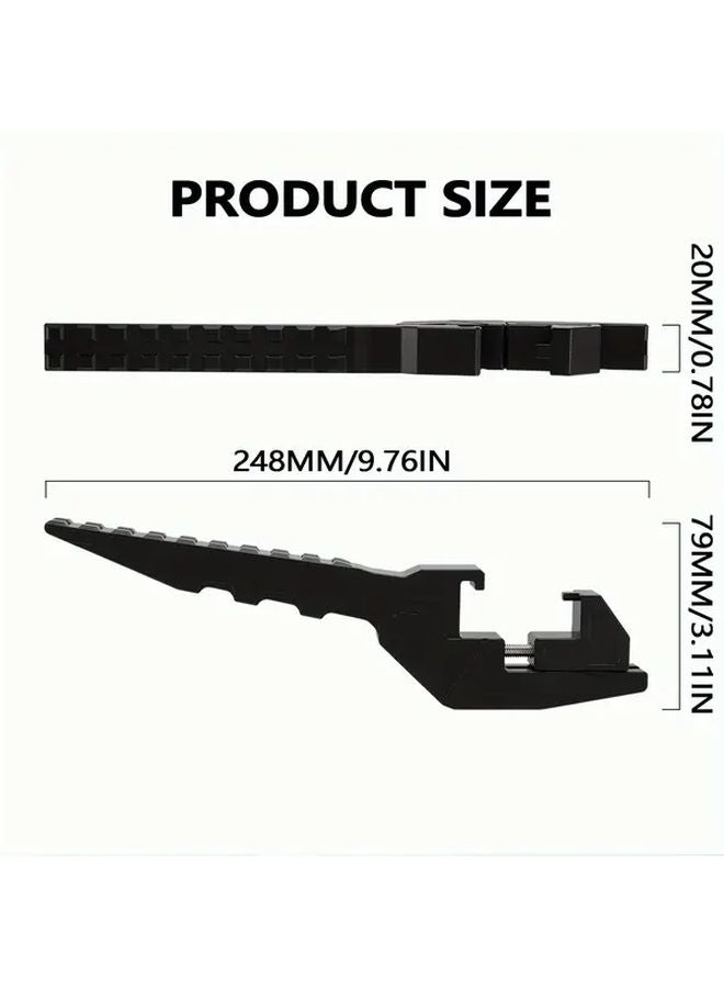 Black Adjustable CNC Foot Pegs For Surron Light Bee X S Dirt Bike - Image 2